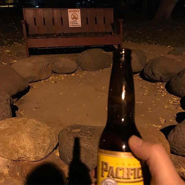 Enjoying a nice cold Pacifico in Sedona, AZ staring at