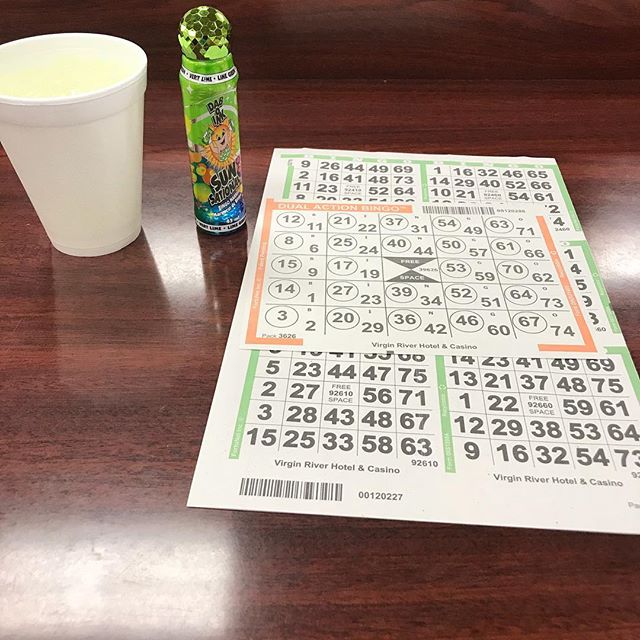 Dinner, then bowling and now it’s BINGO TIME!!!